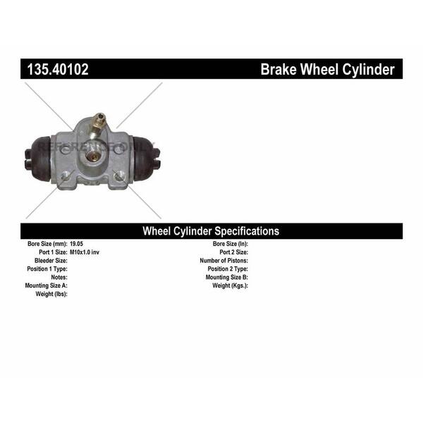 Centric Parts Drum Brake Wheel Cylinder