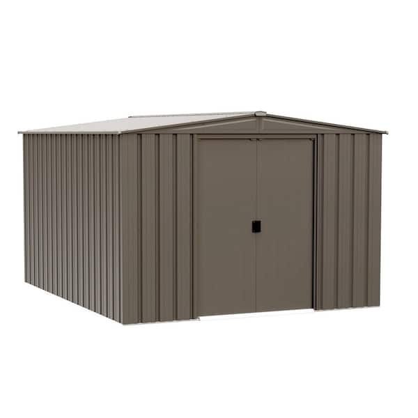 8 x 10 x 6.1 ft Oswego Tea Steel Shed (80 Sq. Ft. )