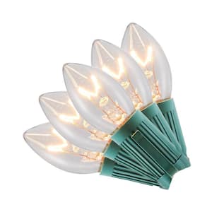 24 ft. 25-Light Clear Incandescent C7 Lights for Outdoor Use Only
