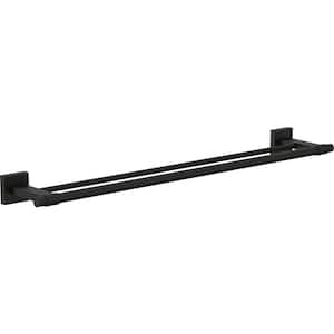 Maxted 24 in. Double Towel Bar in Matte Black