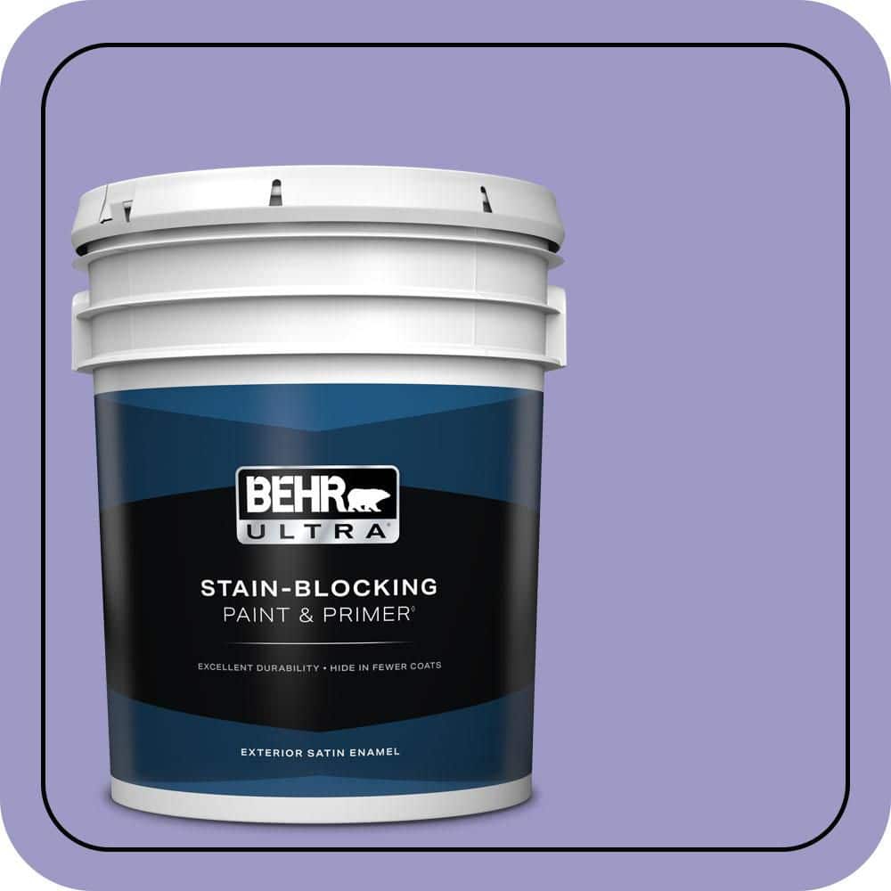 5 gal. #630B-5 Majestic Violet Satin Enamel Exterior Paint & Primer price history on PriceWatchPro