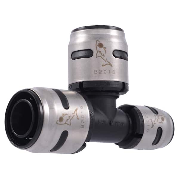 3/4 in. x 1/2 in. x 3/4 in. EvoPEX Push-to-Connect Tee Fitting