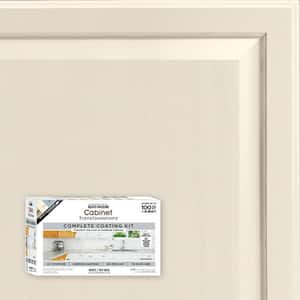 1 qt. Satin Linen White Interior Cabinet Paint Kit