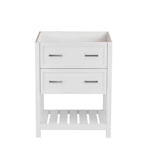 Tremblant 24.62 in. W x 19.00 in. D x 34.67 in. H Bath Vanity Cabinet without Top in White