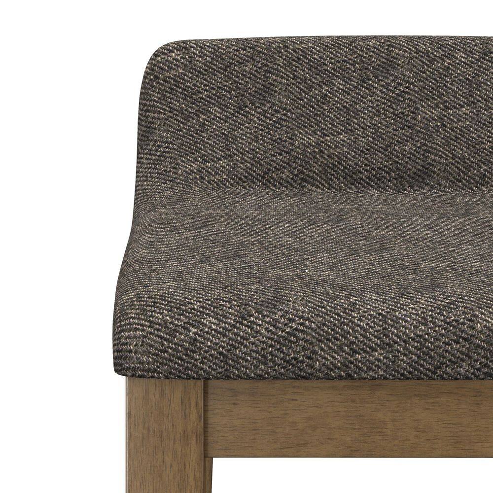 Renmark Brushed Gray Adjustable Wood Counter Stool