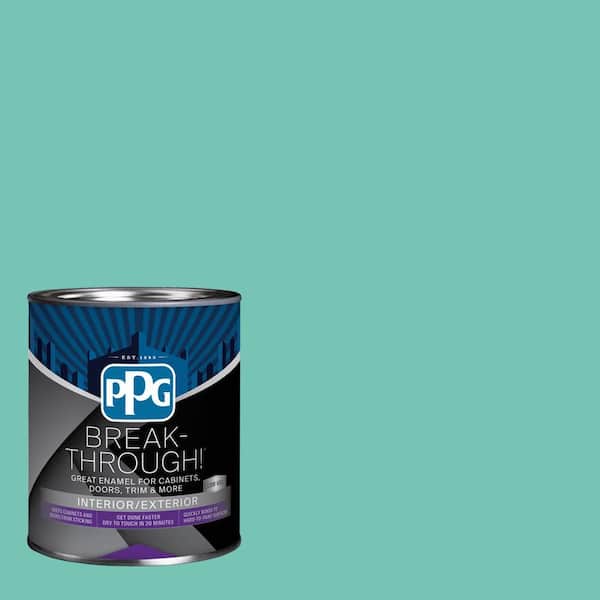 1 qt. PPG1230-4 Pale Jade Semi-Gloss Door, Trim & Cabinet Paint