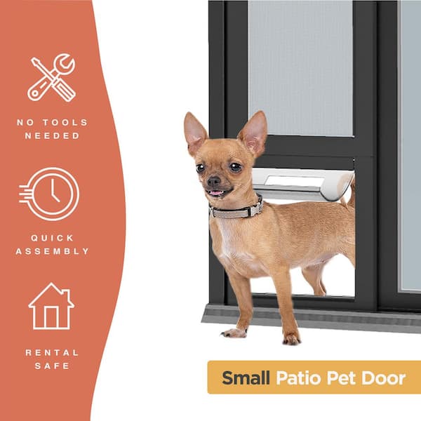 Hakuna Pets Small Patio Pet Door, Sliding Dog Door Insert Bunnings