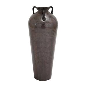 Brown Metal Rustic Decorative Vase