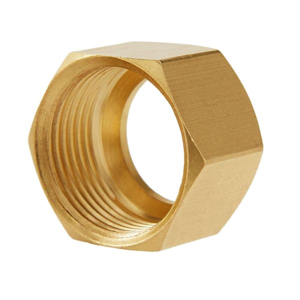 Everbilt 5/8 in. Brass Compression Nut Fittings (3-Pack) 801219 - The Home  Depot