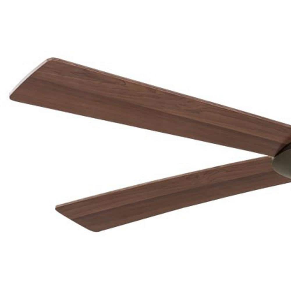 52" Oil Rubbed Bronze Ceiling Fan with LED Light and Remote