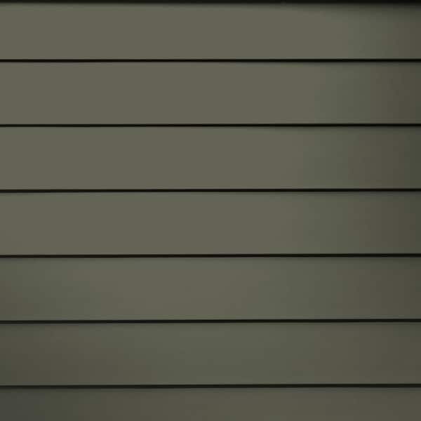 James Hardie Magnolia Home Hardie Plank HZ5 7.25 in. x 144 in. Fiber Cement Smooth Lap Siding Peppery Ash