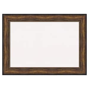 Ballroom Bronze White Corkboard 44 in. x 32 in. Bulletin Board Memo Board
