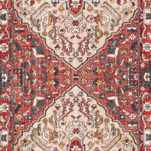 SAFAVIEH Vintage Persian Red/Ivory 2 ft. x 8 ft. Oriental Runner