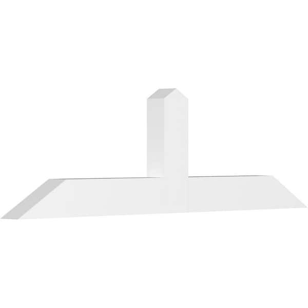 Ekena Millwork Portland 72 in. W x 21 in. H x 4 in. D Signature Polyurethane Bracket
