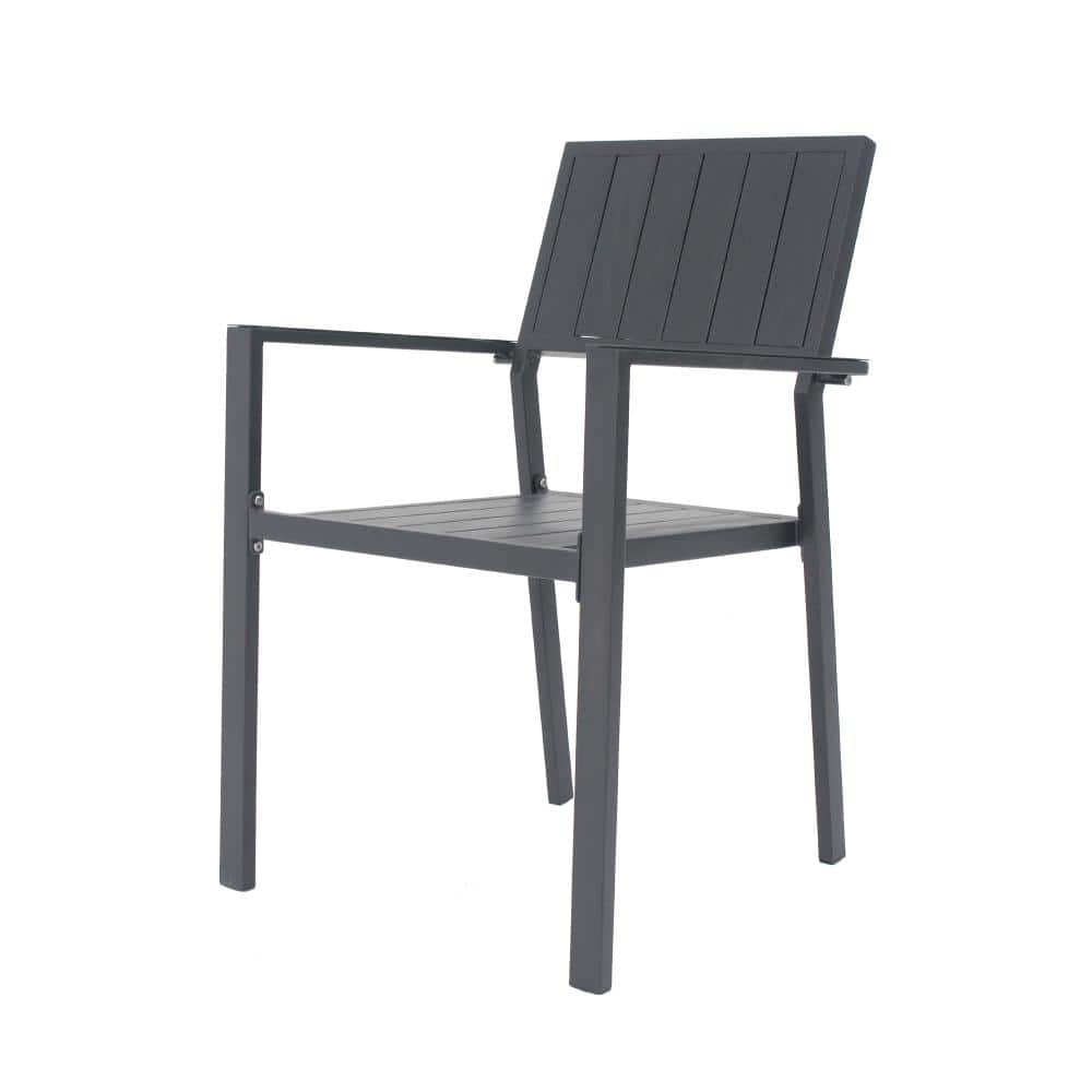 Set of 2 Metal Outdoor Dining Chair - Heavy Duty 350lb Capacity Ergonomic Patio Dining Chair price history on PriceWatchPro