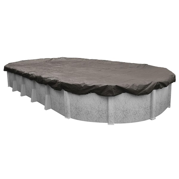 Pool Mate 12-Year 18 ft. x 24 ft. Oval Above Ground Pool Winter Cover