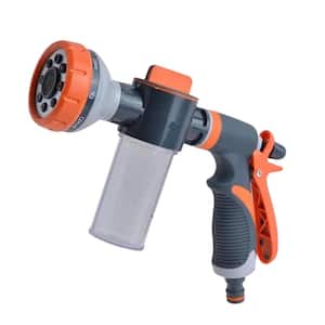 8-Pattern High Pressure Garden Sprayer Nozzle Jet With Foam Lance Water Gun Pot Car Cleaning Wash Tool