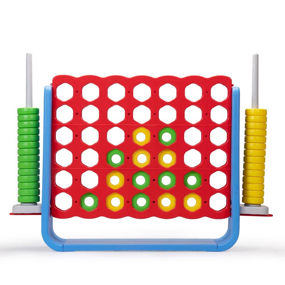 4.9 ft. W Jumbo 4-to-Score Giant Game Set with Mini 3D 4 in A Row Connect Game price history on PriceWatchPro