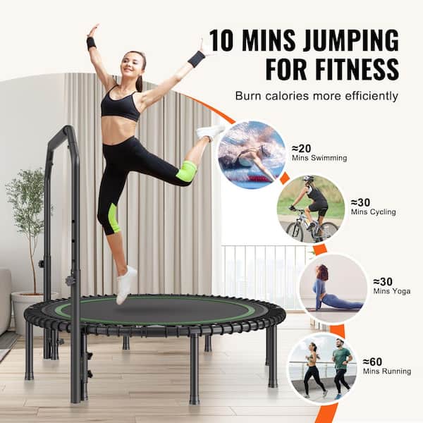 Hiit Mini Exercise Jumping Mini Trampoline Hiit Workout Kanchimi