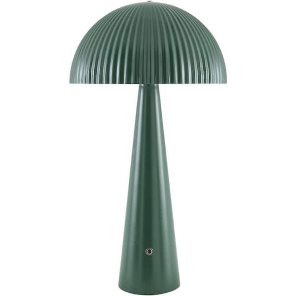 Livabliss Phileas PHL-004 18 in. H x 10 in. W x 10 in. D Accent Table Lamp, Green