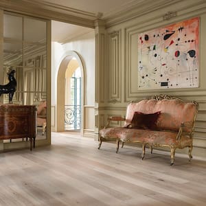 Mandalay Hickory 1/2 in. T x 5 & 7 in. W Water Resistant Distressed Engineered Hardwood Flooring (24.9 sq. ft./case)