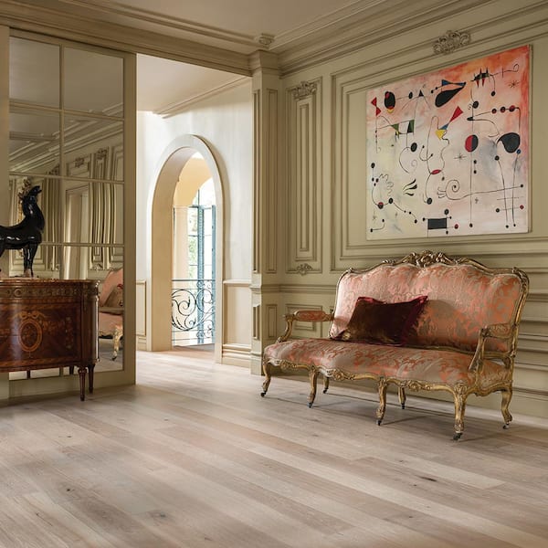 Mandalay Hickory 1/2 in. T x 5 & 7 in. W Tongue & Groove Distressed Engineered Hardwood Flooring (24.9 sq. ft./case)
