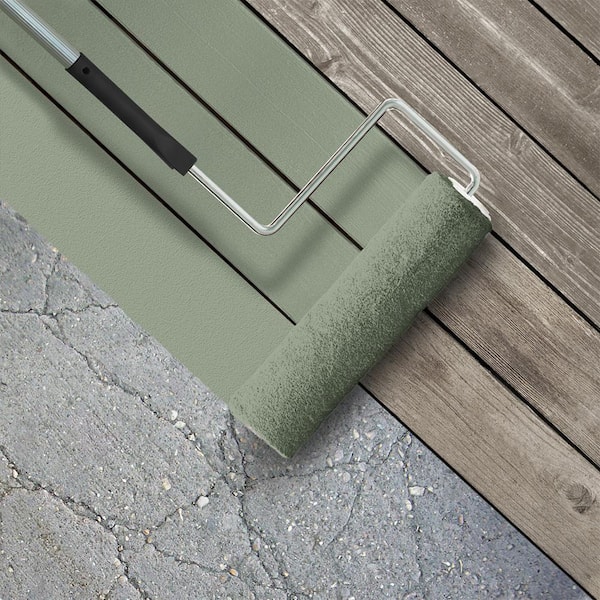 1 gal. #N390-4 Bitter Sage Gloss Enamel Interior/Exterior Porch and Patio Floor Paint