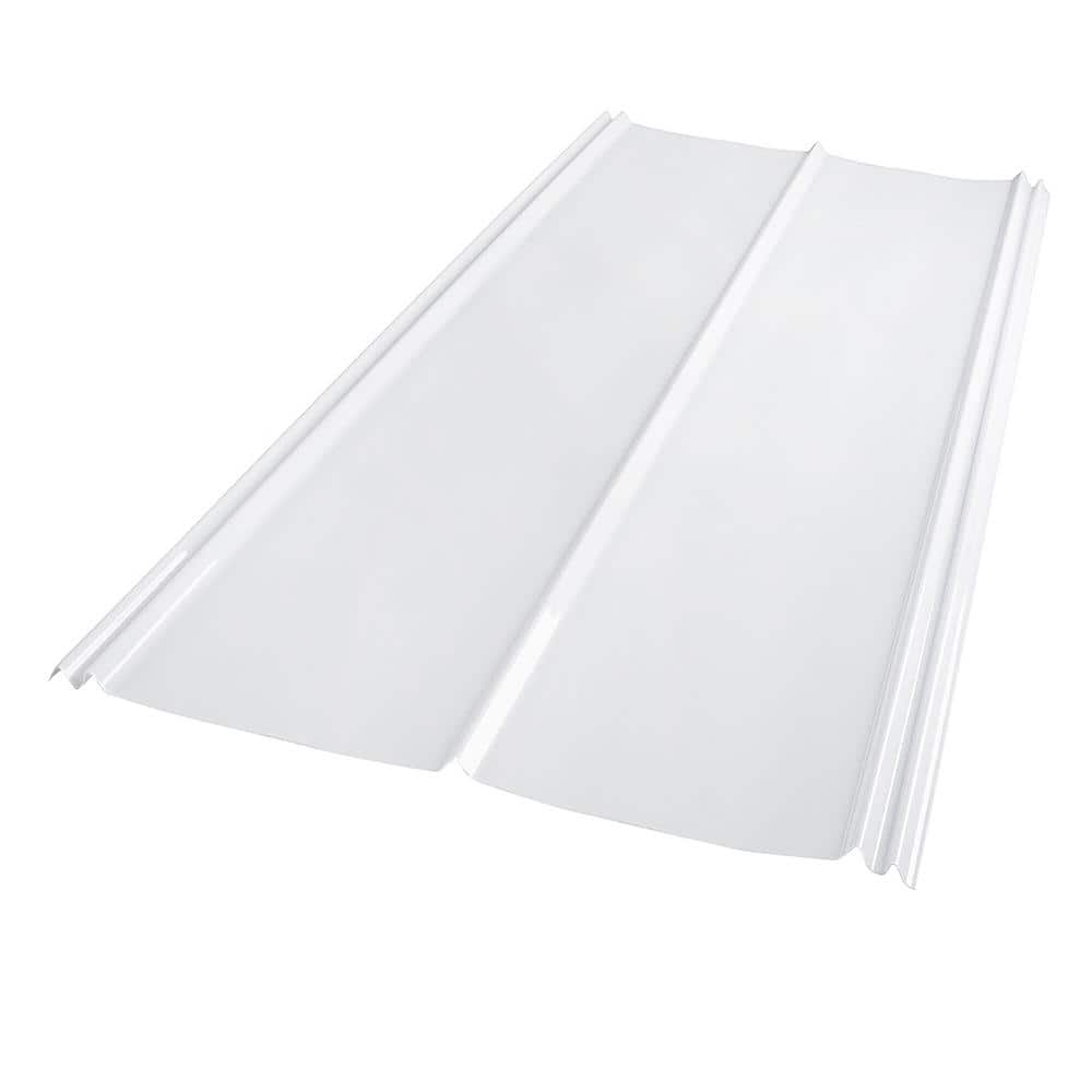 Sunsky 38 in. x 6 ft. 5V Crimp Corrugated Polycarbonate Roof Panel in ...