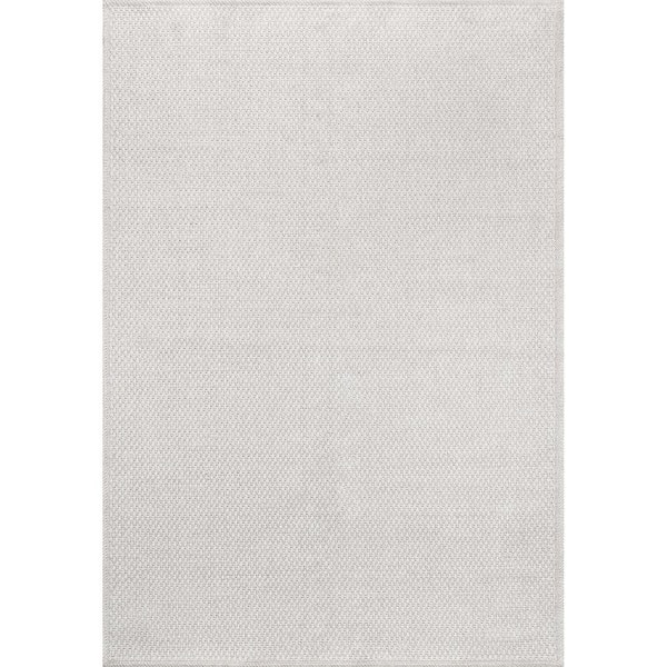 Jutem Bone 2 ft. x 3 ft. Solid Indoor Area Rug