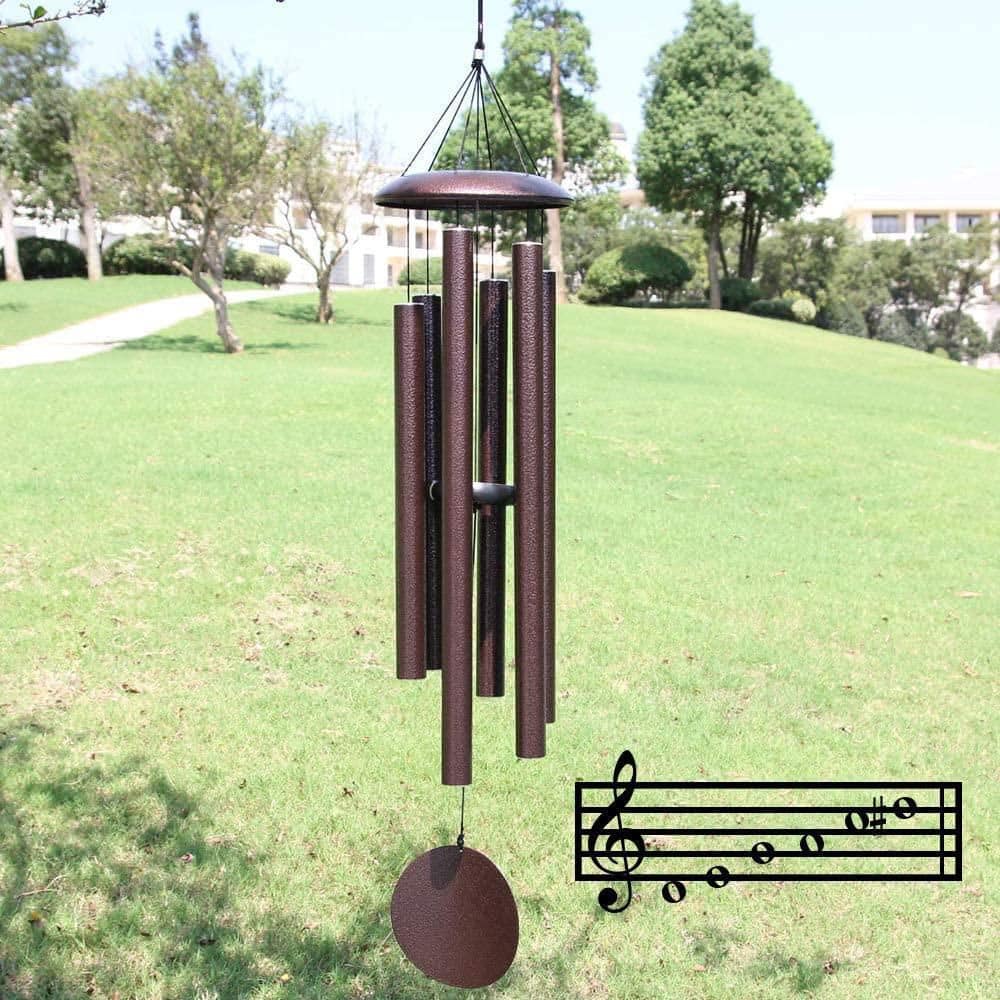 45" Bronze Aluminum Waterproof Memorial Wind Chimes