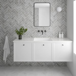 Coco Matte Amber Grey 2 in. x 5-7/8 in. Porcelain Floor and Wall Tile (5.94 sq. ft./Case)