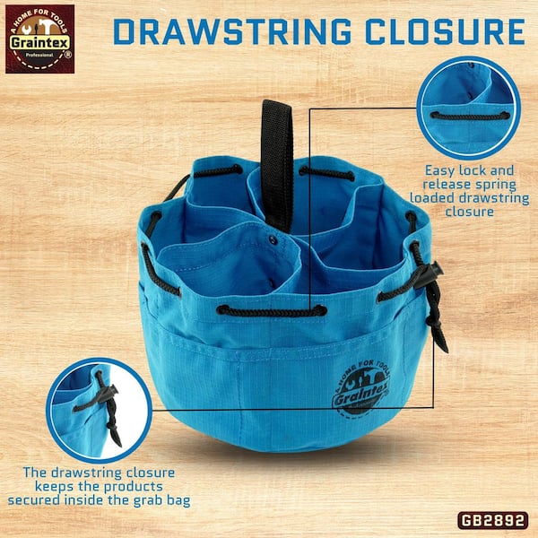 Tool Accessory Bucket Graintex Utility Canvas Bucket | 16 Oz Rip-Stop ...