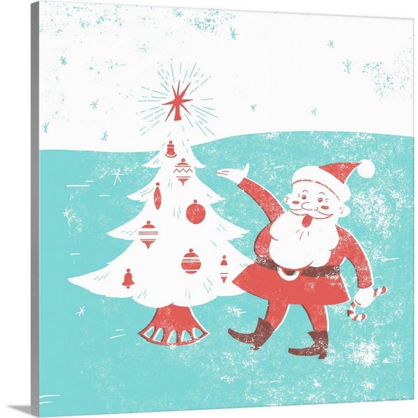 GreatBigCanvas 30 in. x 30 in. Mid-Century Christmas I by Jacob Green Canvas Wall Art