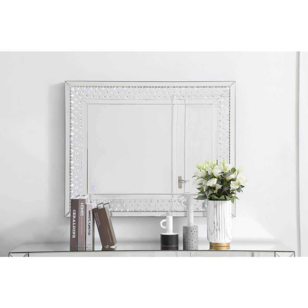 40in H x 32in W rectangle Clear LED Mirror
