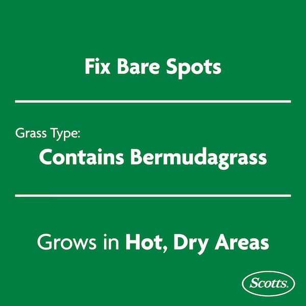 EZ Seed Patch and Repair Bermudagrass, 20 lbs., with Mulch, Bermudagrass Seed and Fertilizer Grows in Scorching Heat