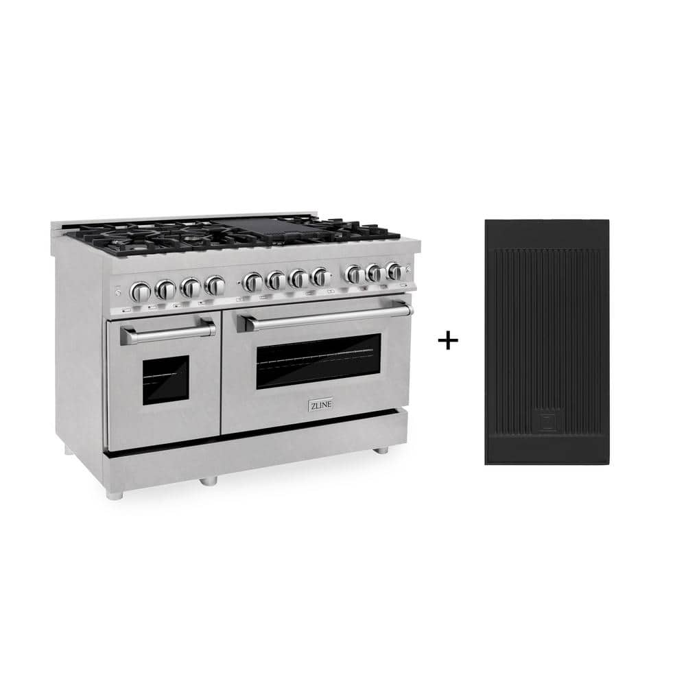 48 in. Legacy Dual Fuel Range with 7 Burner Gas Cooktop and 2 Electric Ovens in Satin Stainless Steel with Griddle price history on PriceWatchPro