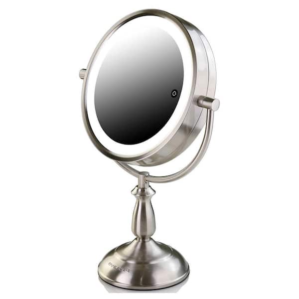 Ovente Mpt75 14 1 In X 9 5 Surface, Table Top Lighted Vanity Mirror