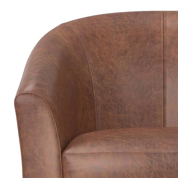 Brown tub chair discount