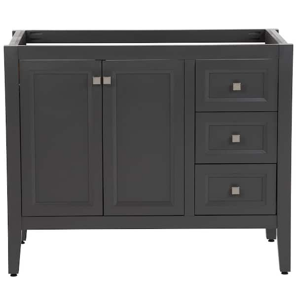 Darcy 42 in. W x 22 in. D x 34 in. H Bath Vanity Cabinet without Top in Shale Gray