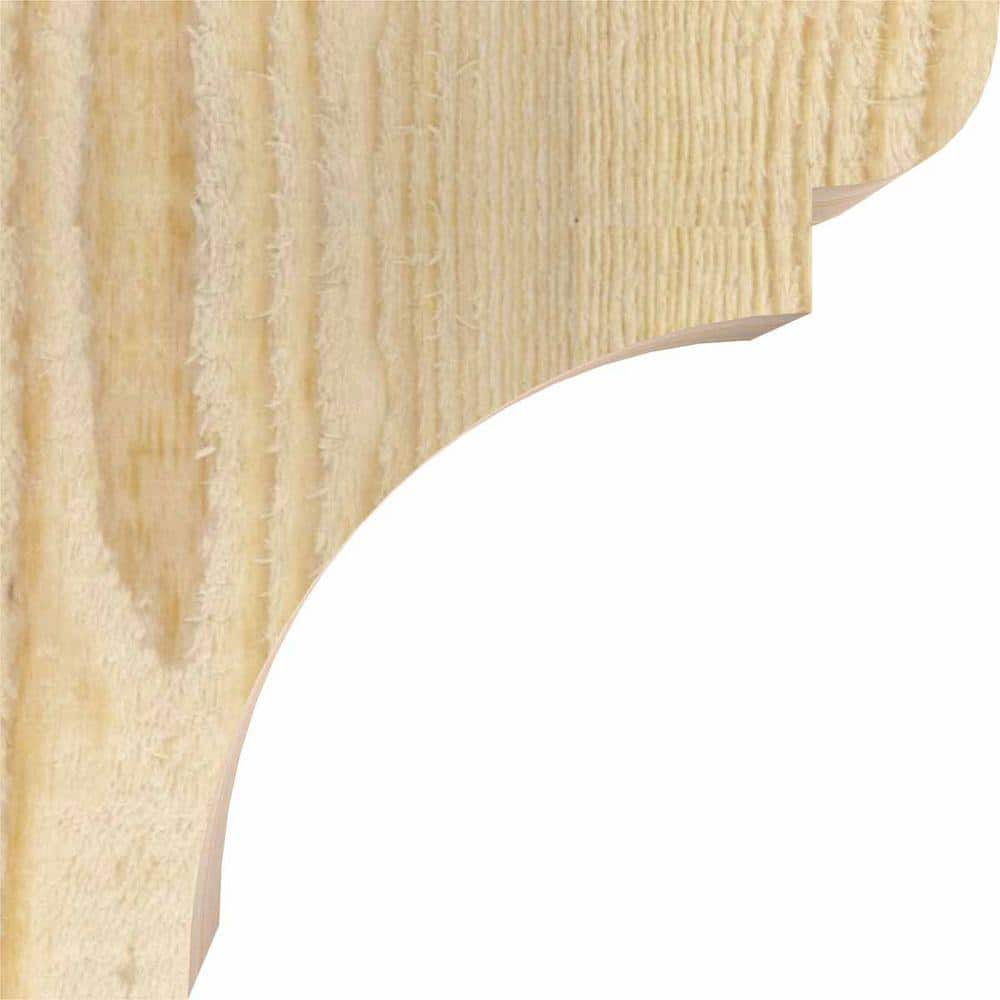 6" Natural Douglas Fir Rough Sawn Corbel