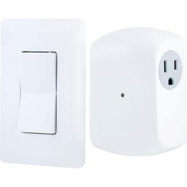 HAPYTHDA Remote Control Outlet, Wireless Wall Mounted Light Switch