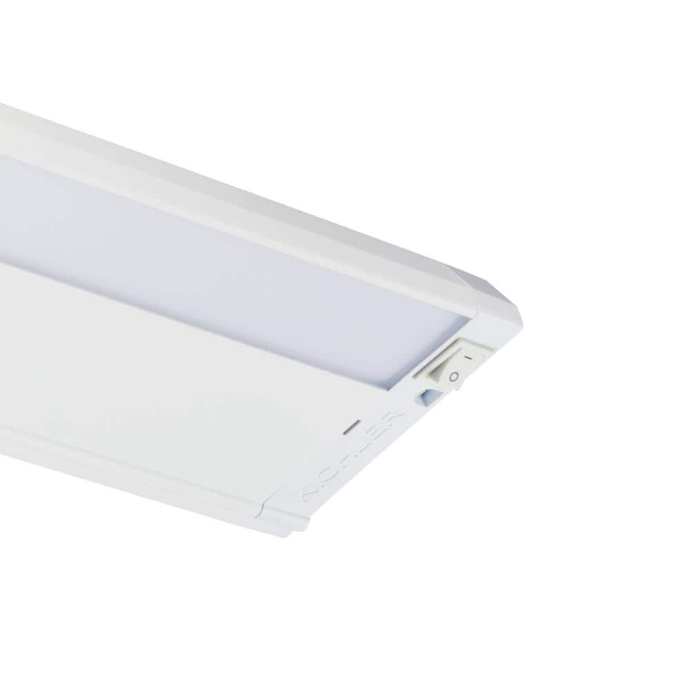 12'' White LED Under Cabinet Light Bar with Frosted Diffuser