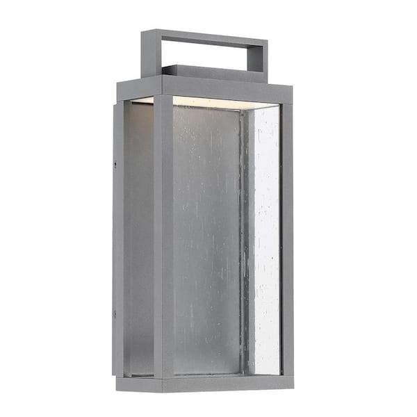 WAC Lighting Farmhouse 13 in. Graphite Integrated LED Outdoor Wall Sconce, 3000K