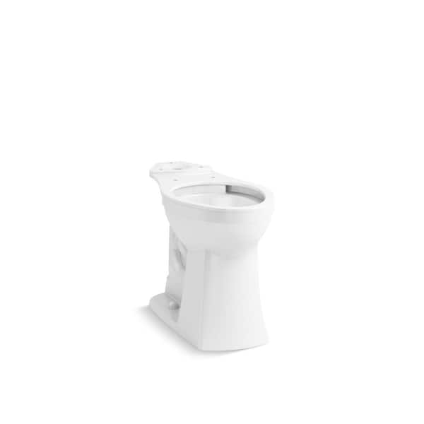 Kelston 12 in. Tall Elongated Toilet Bowl in White