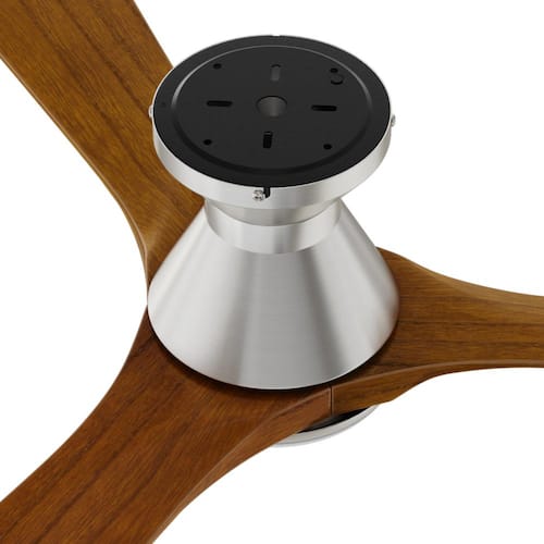 Varennes 52 in. Color Changing Integrated LED Indoor Nickel 10-Speed DC Ceiling Fan with Light Kit and Remote Control CARRO Ceiling Fans With Lights