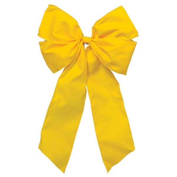 Amscan 15 in. x 9 in. Welcome Home Yellow Bow (3-Pack)