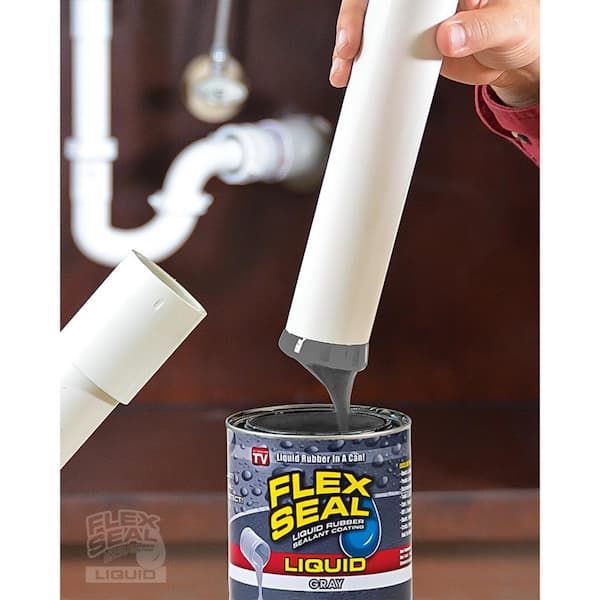 Flex Seal Liquid - Liquid Rubber Sealant Coating - Giant 128oz (White)  853517006368