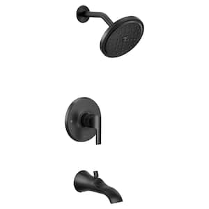 Doux M-CORE 3-Series 1-Handle Tub and Shower Trim Kit in Matte Black (Valve Not Included)