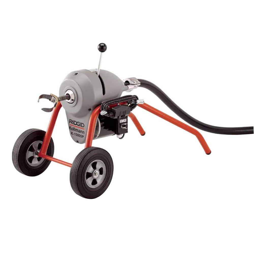 K-1500SP-B 120V Drain Cleaning Machine for 2-10 in. Lines 150 ft. C-11 Cable A34-15 Rear Guide Hose 8-Piece Tool Package price history on PriceWatchPro