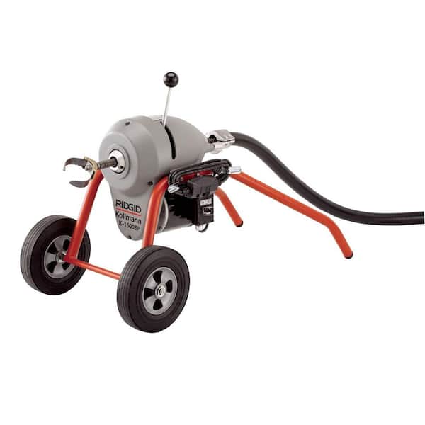 RIDGID K-1500SP-B 120V Drain Cleaning Machine for 2-10 in. Lines 150 ft. C-11 Cable A34-15 Rear Guide Hose 8-Piece Tool Package